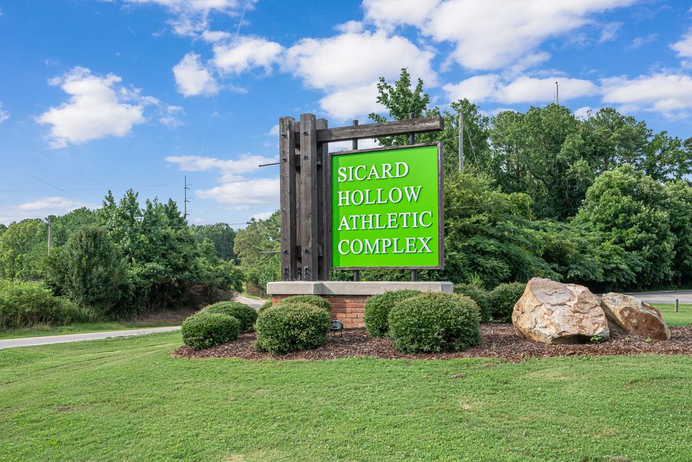 Sicard Hollow Athletic Complex sign
